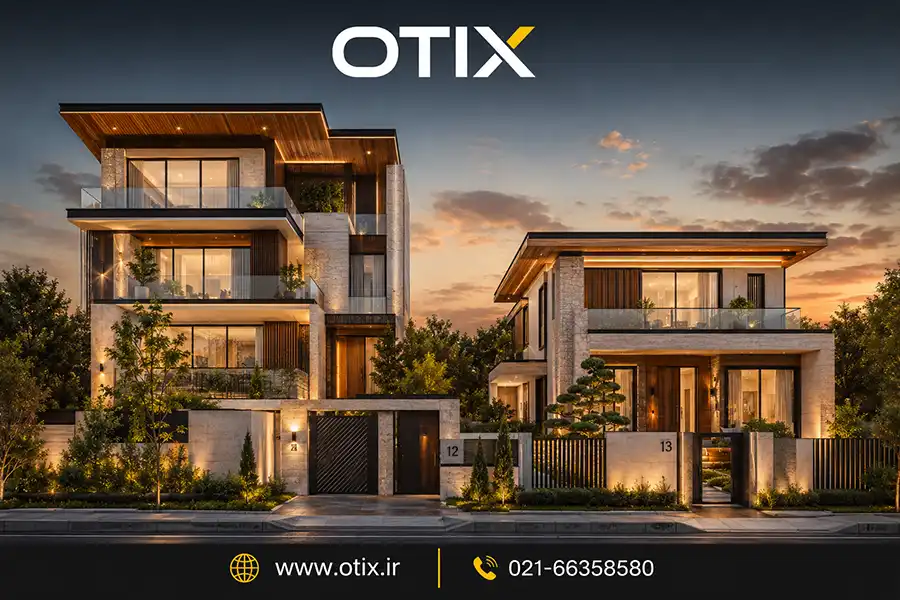 ویلای دوبلکس و تریبلکس